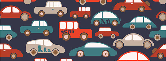 Animatie van de verschillende voertuigen die CQ kan beletteren of wrappen