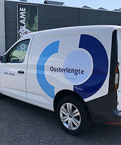 Voor het bedrijf Hepro maakte CQ van deze Twizy een blikvanger van formaat