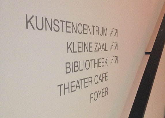 Goed op weg in Cultuurhuis De Klinker dankzij deze binnenbewegwijzering