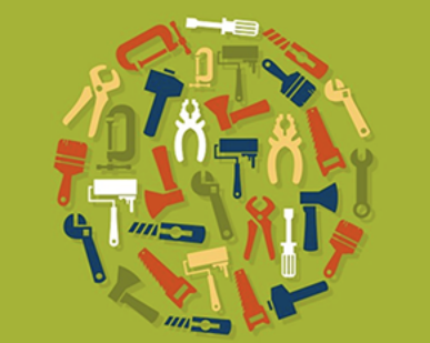 Anitmatie van gereedschap dat CQ gebruikt voor montagewerkzaamheden